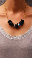 Black Pebbles Necklace