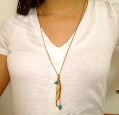 Feather Charm Necklace